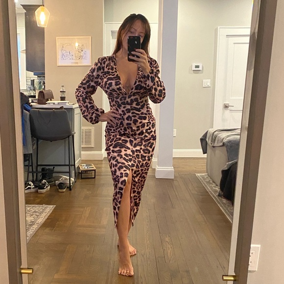 LEOPARD PRINT MIDI - Picture 2 of 2